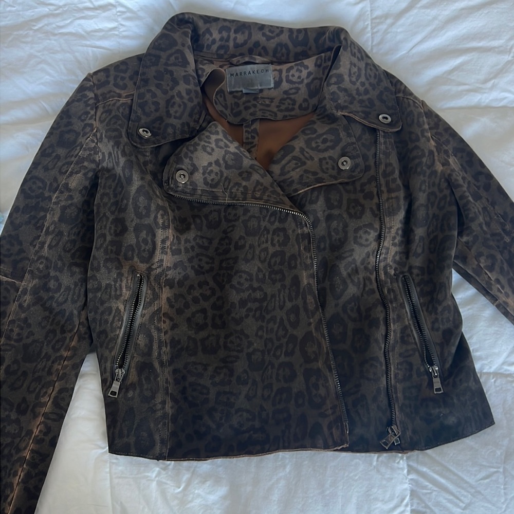 leopard jacket from Anthropologie!